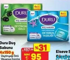 DURU DUŞ SABUNU 4X150 G